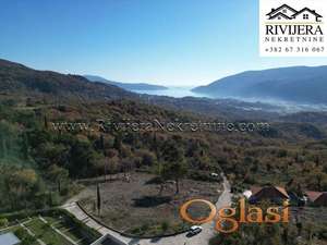 Prodaja vise urbanisitickih parcela pogled na more Mojdez Herceg  Novi